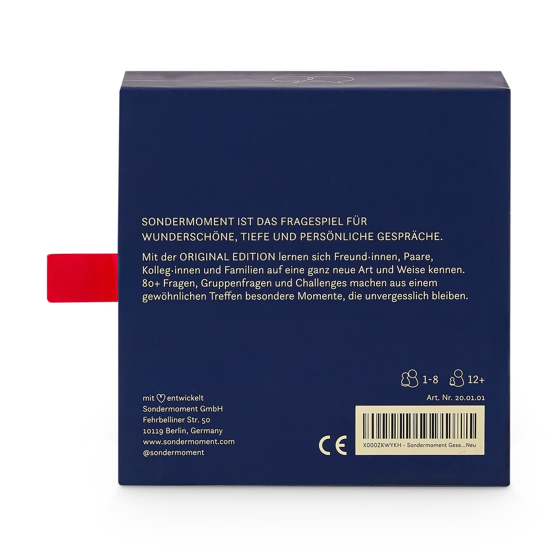 Sondermoment Original Edition von hinten
