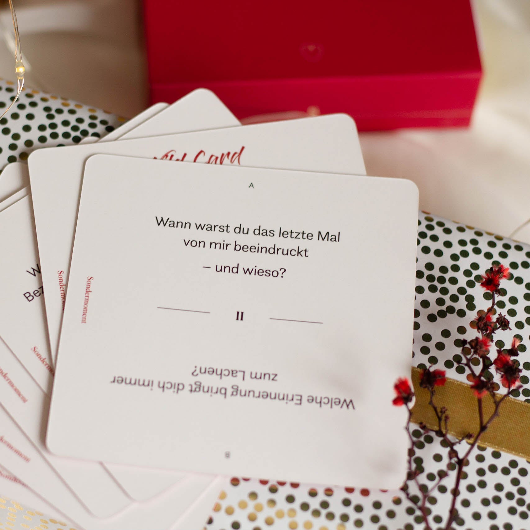 Sondermoment Fragespiel Love Edition Geschenk fĂŒr Freund Valentinstag