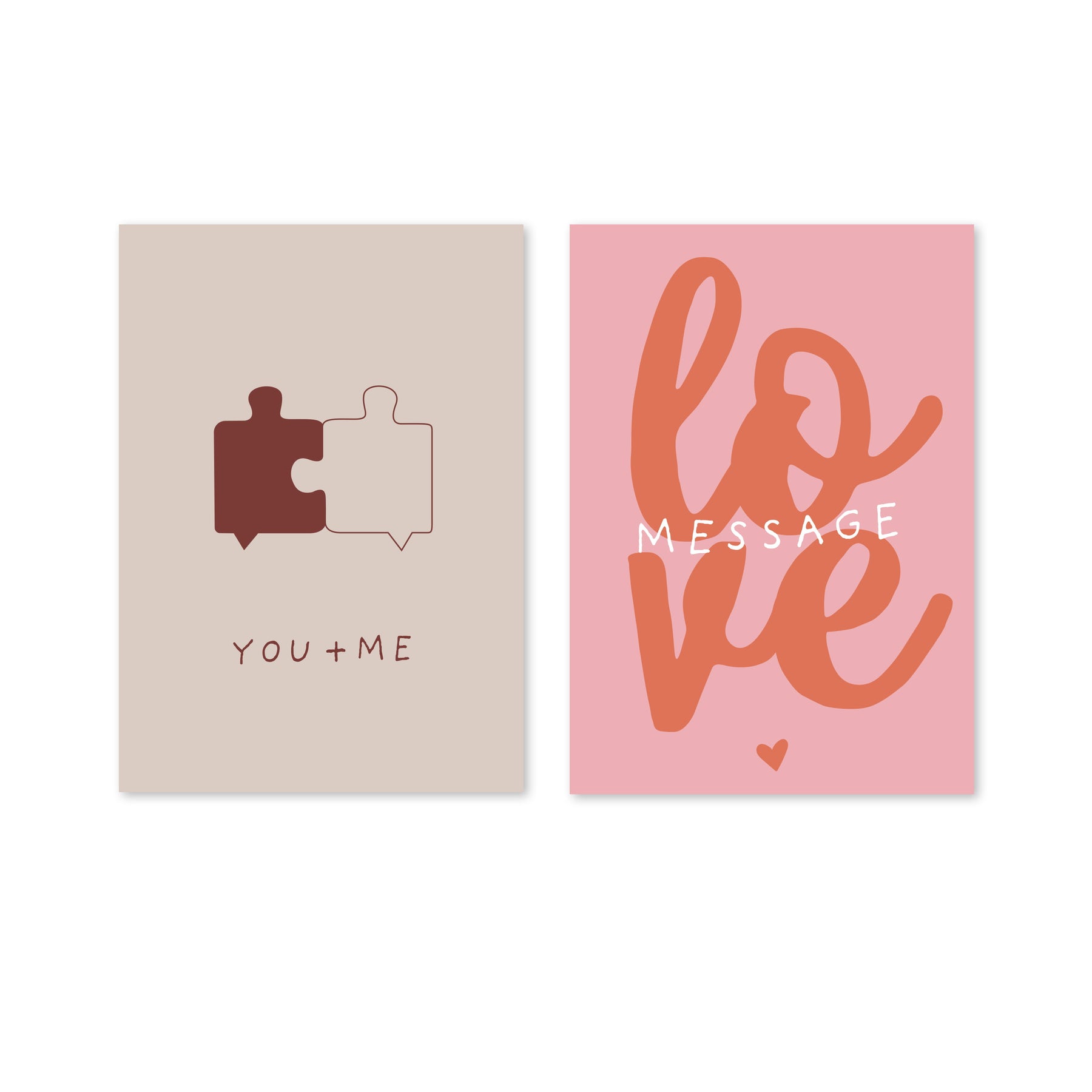 Postkarten Set - Liebe