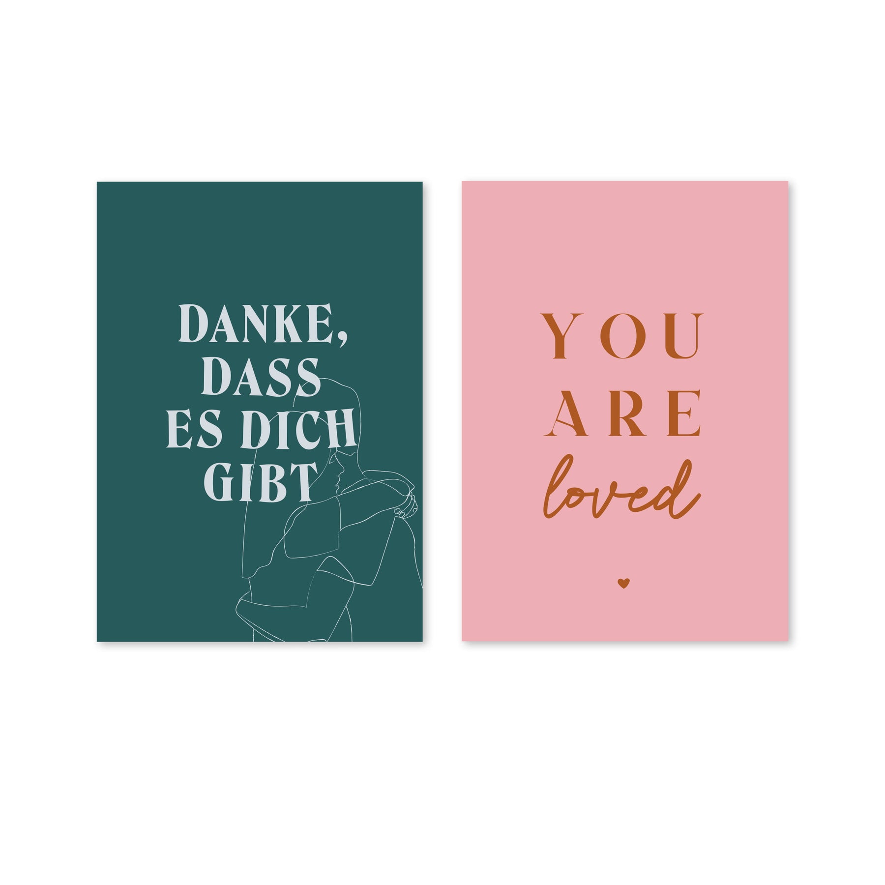 Postkarten Set - Liebe