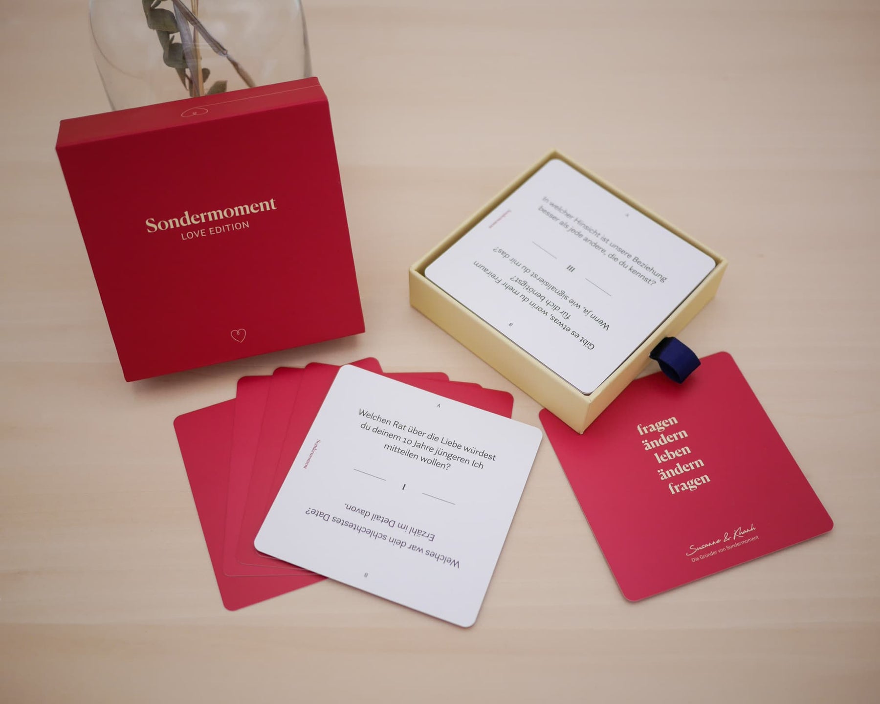 Sondermoment Love Edition von vorne als Set